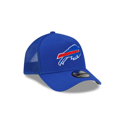 Buffalo Bills Side Script 9FORTY A-Frame Trucker Hat
