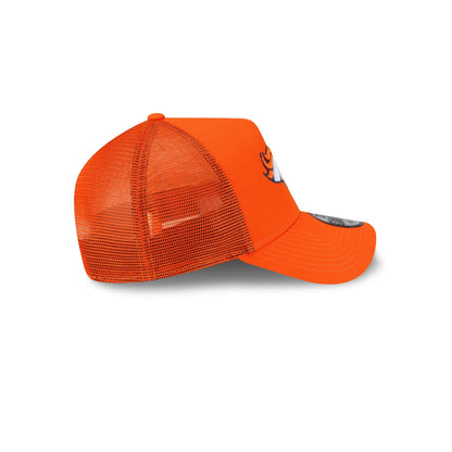 Denver Broncos Side Script 9FORTY A-Frame Trucker Hat