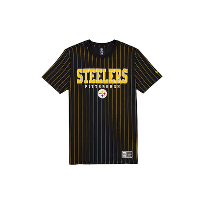 Pittsburgh Steelers Throwback Pinstripe Varsity T-Shirt