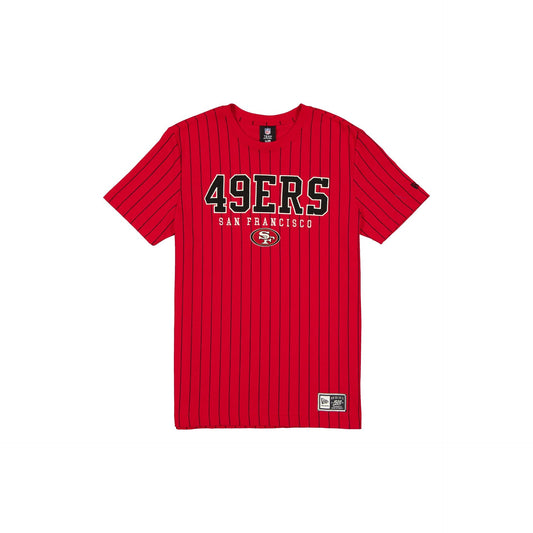 San Francisco 49ers Throwback Pinstripe Varsity T-Shirt