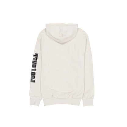 Las Vegas Raiders Throwback Chrome White Hoodie