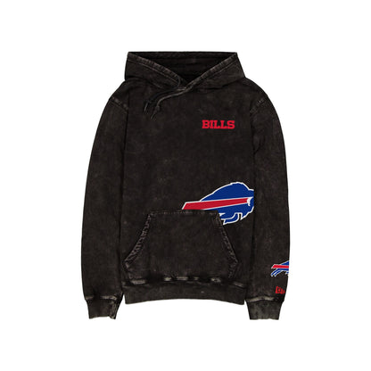 Buffalo Bills Logo Washed Black Hoodie