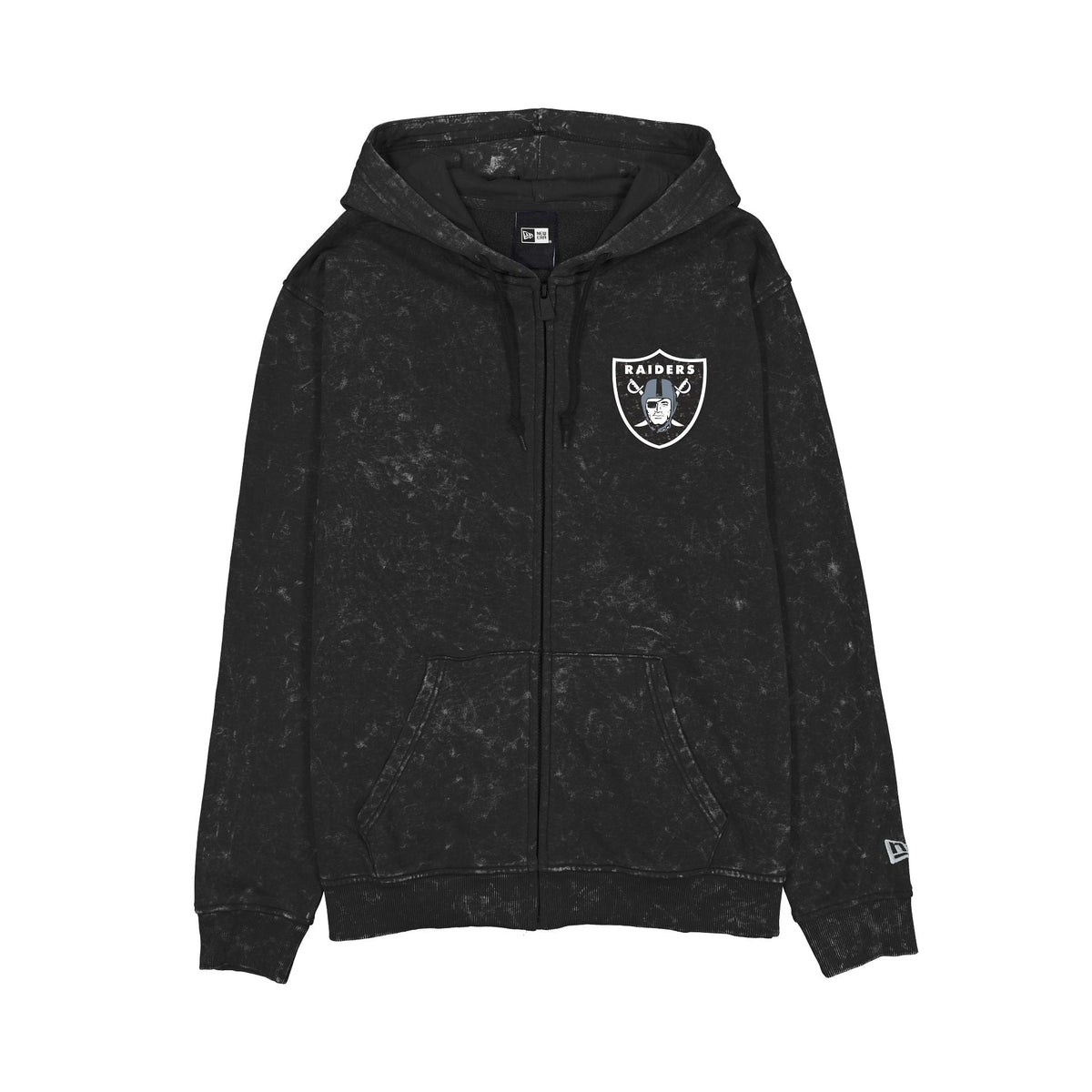 Las Vegas Raiders Washed Graphic Full-Zip Hoodie