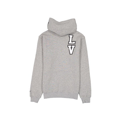 Las Vegas Raiders Heather Gray Varsity Hoodie
