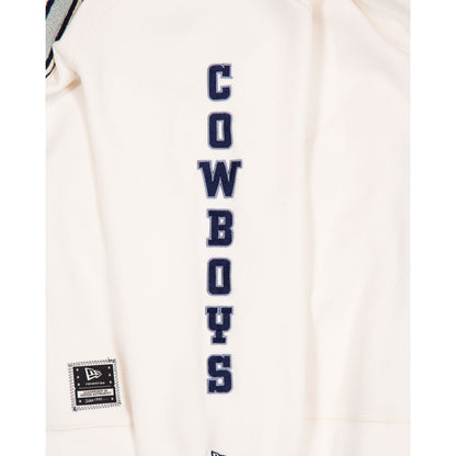 Dallas Cowboys Women's Chrome White Varsity Crewneck