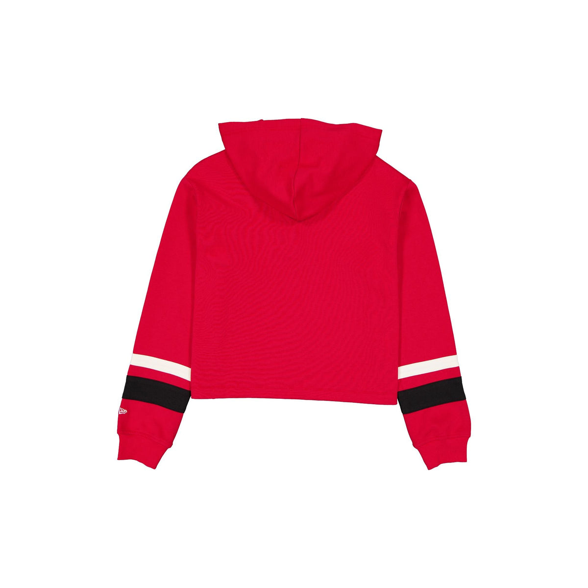 San Francisco 49ers Women's Throwback Cropped Tie Hoodie