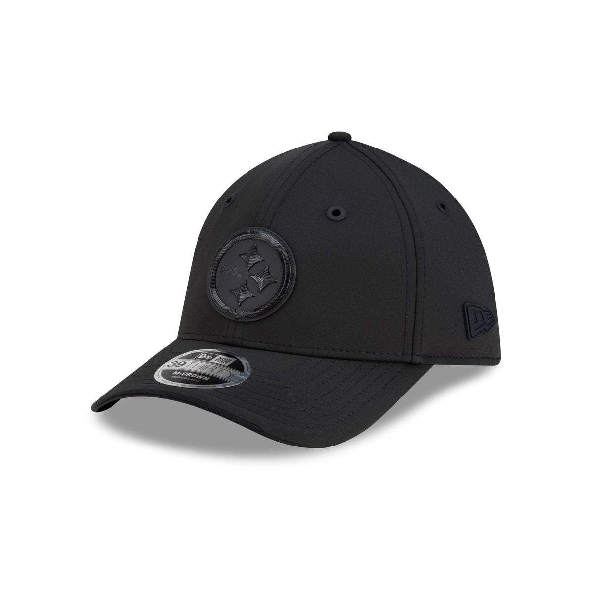 Pittsburgh Steelers 2026 Sideline Black 39THIRTY M-Crown Stretch Fit Hat