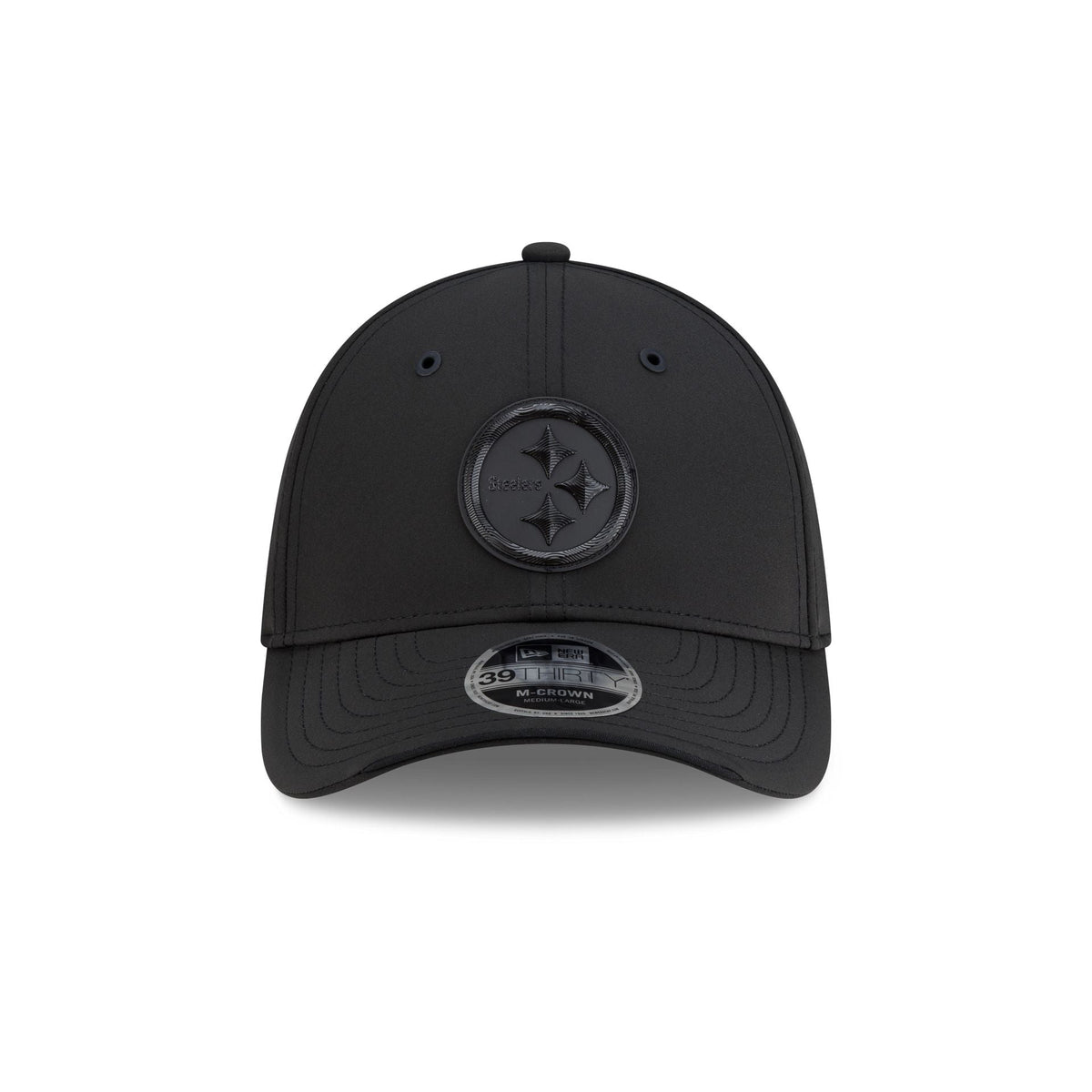 Pittsburgh Steelers 2026 Sideline Black 39THIRTY M-Crown Stretch Fit Hat