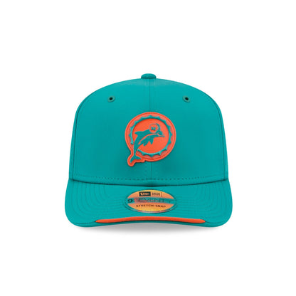 Miami Dolphins 2026 Sideline Historic 9SEVENTY Stretch-Snap Hat