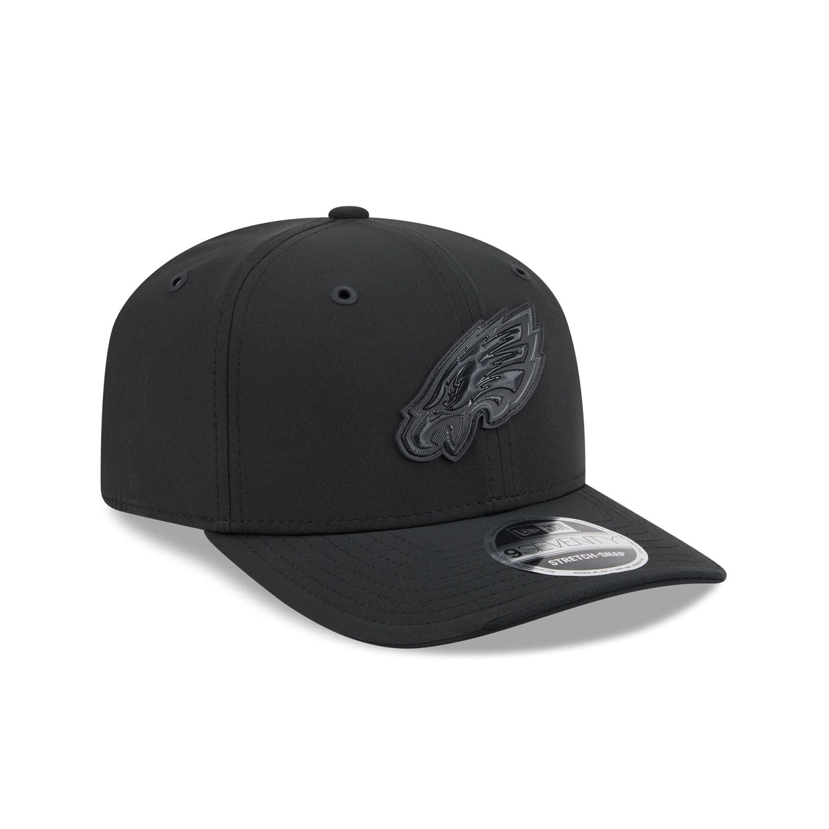 Philadelphia Eagles 2026 Sideline Black 9SEVENTY Stretch-Snap Hat