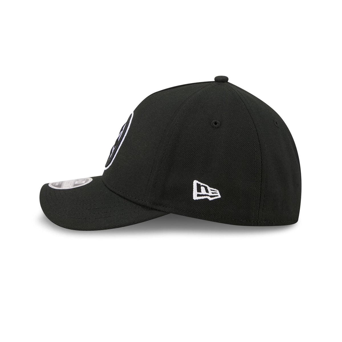Pittsburgh Steelers Poly Black & White 39THIRTY M-Crown A-Frame Stretch Fit Hat