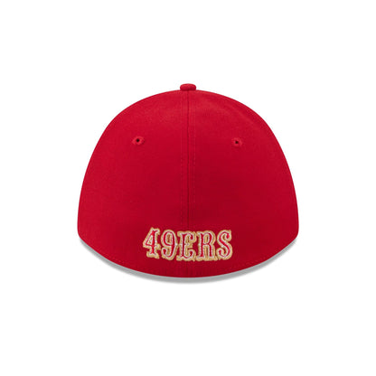 San Francisco 49ers Poly 39THIRTY M-Crown A-Frame Stretch Fit Hat