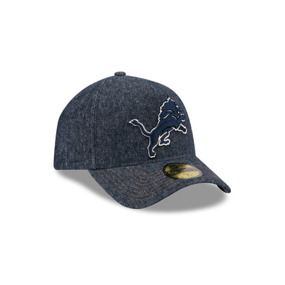 Detroit Lions Denim 59FORTY A-Frame Fitted Hat