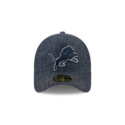 Detroit Lions Denim 59FORTY A-Frame Fitted Hat