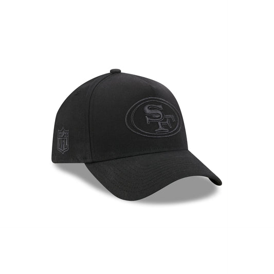 San Francisco 49ers Waxed Canvas Black 59FORTY A-Frame Fitted Hat