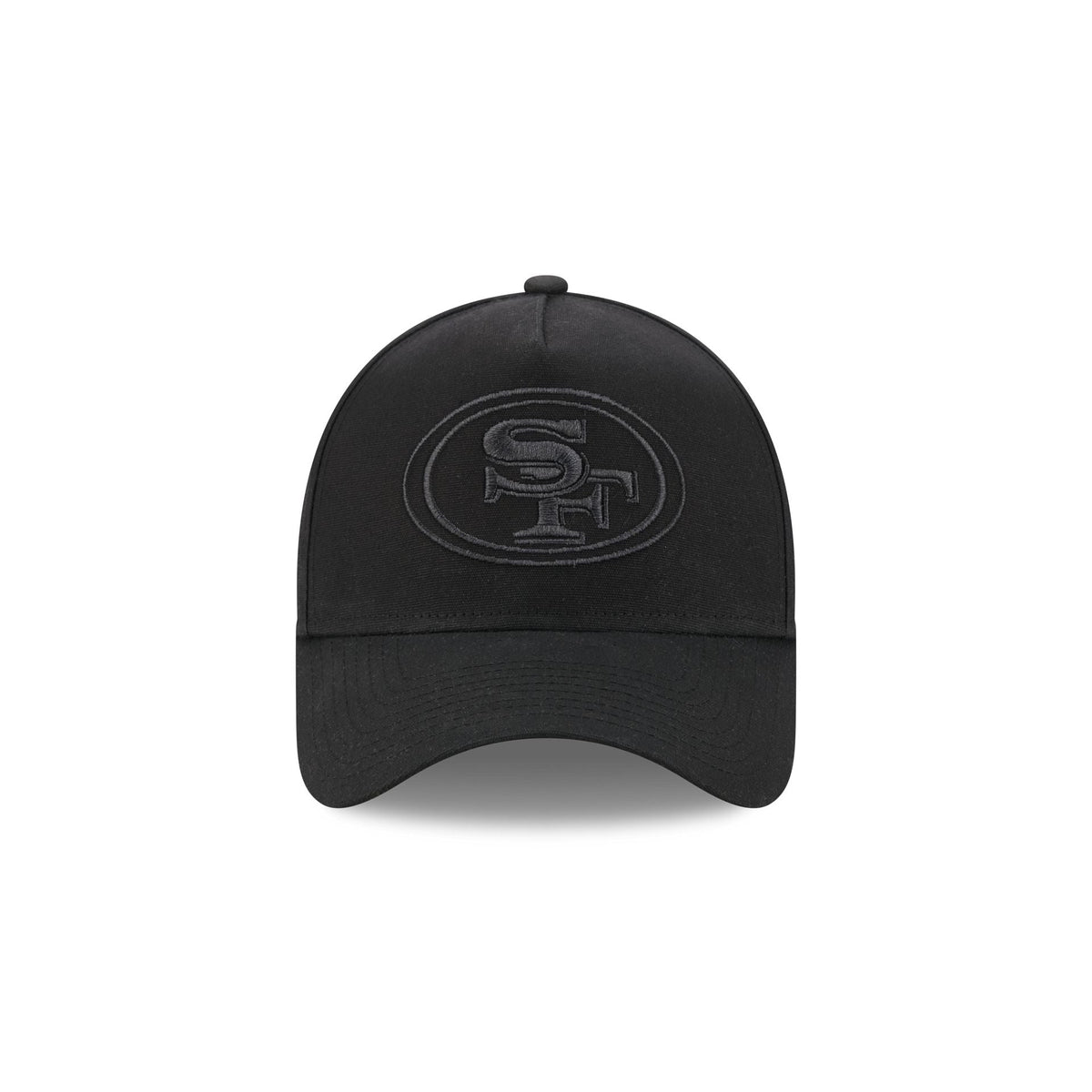 San Francisco 49ers Waxed Canvas Black 59FORTY A-Frame Fitted Hat