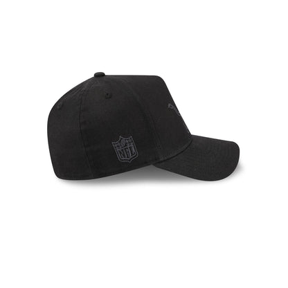 Detroit Lions Waxed Canvas Black 59FORTY A-Frame Fitted Hat