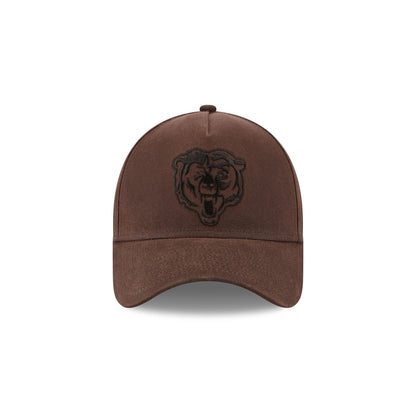 Chicago Bears Waxed Canvas Brown 59FORTY A-Frame Fitted Hat