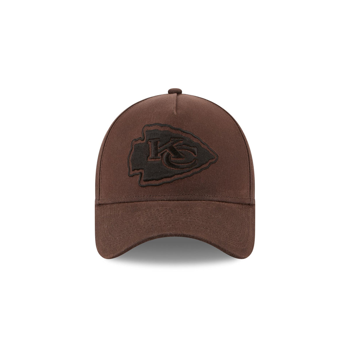 Kansas City Chiefs Waxed Canvas Brown 59FORTY A-Frame Fitted Hat