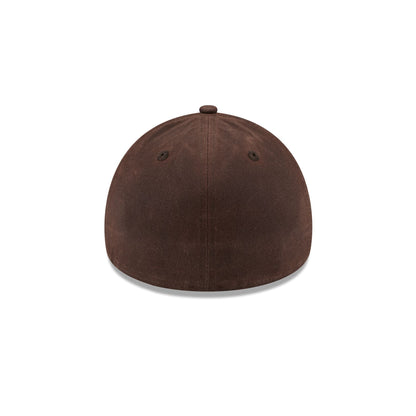 Miami Dolphins Waxed Canvas Brown 59FORTY A-Frame Fitted Hat