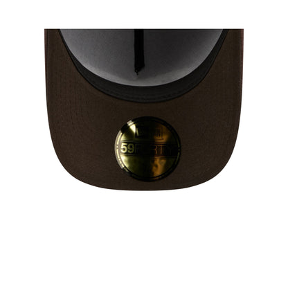 San Francisco 49ers Waxed Canvas Brown 59FORTY A-Frame Fitted Hat