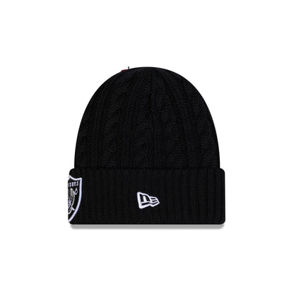Alpha Industries x Las Vegas Raiders Cable Knit Hat