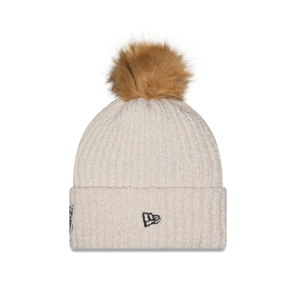 Las Vegas Raiders Women's Sandy Linen Pom Knit Hat