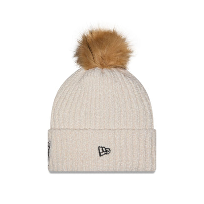Las Vegas Raiders Women's Sandy Linen Pom Knit Hat