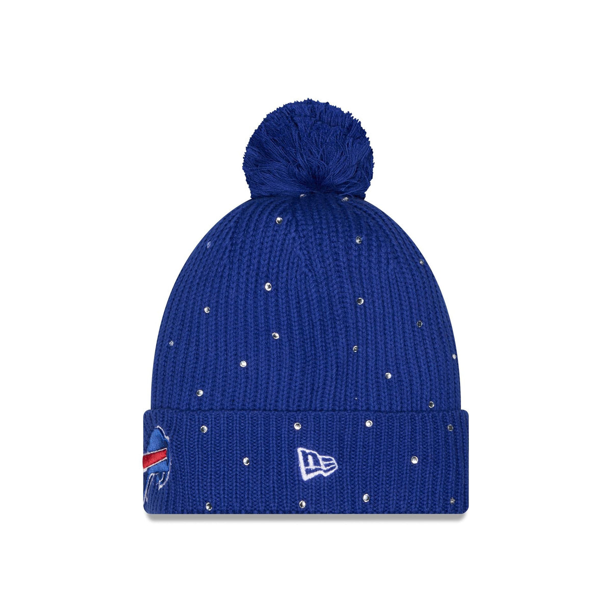 Buffalo Bills Women's Rhinestone Pom Knit Hat
