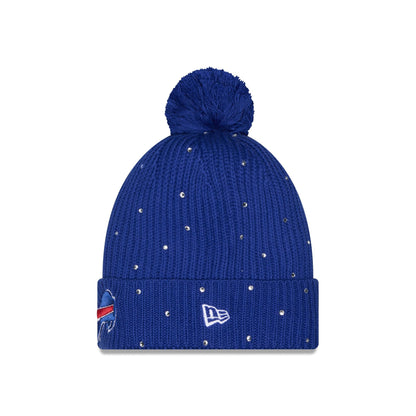 Buffalo Bills Women's Rhinestone Pom Knit Hat