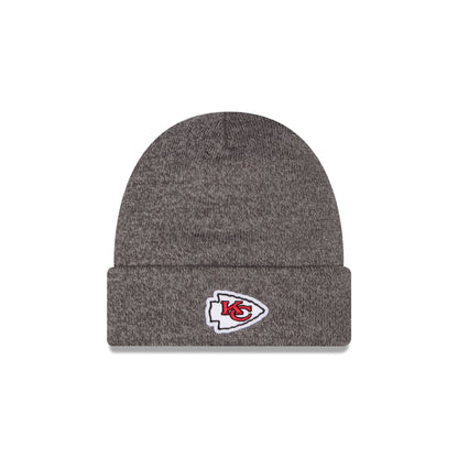 Kansas City Chiefs Heather Gray Tonal Beanie Hat