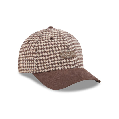 Buffalo Bills Brown Houndstooth Women's 9FORTY M-Crown Adjustable Hat