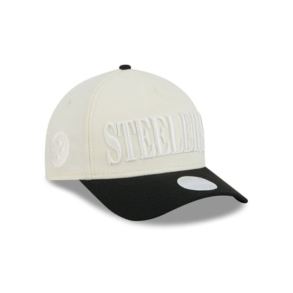 Pittsburgh Steelers Two Tone Chrome Women's 9FORTY M-Crown A-Frame Snapback Hat