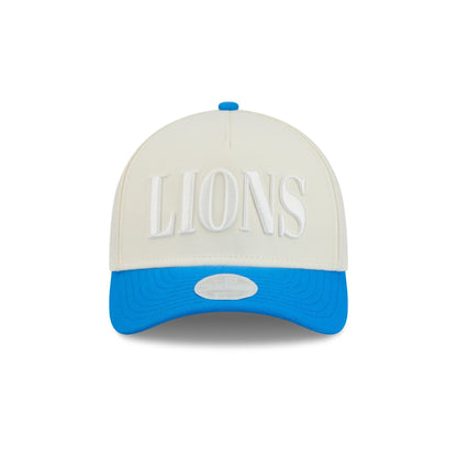 Detroit Lions Two Tone Chrome Women's 9FORTY M-Crown A-Frame Snapback Hat