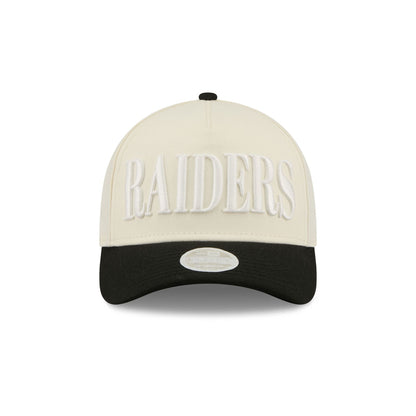 Las Vegas Raiders Two Tone Chrome Women's 9FORTY M-Crown A-Frame Snapback Hat