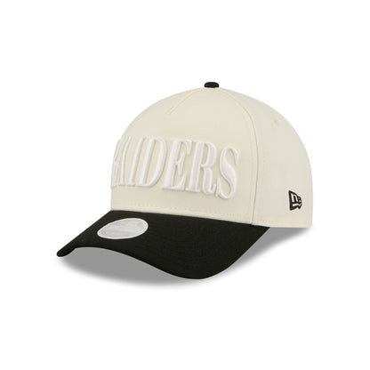 Las Vegas Raiders Two Tone Chrome Women's 9FORTY M-Crown A-Frame Snapback Hat