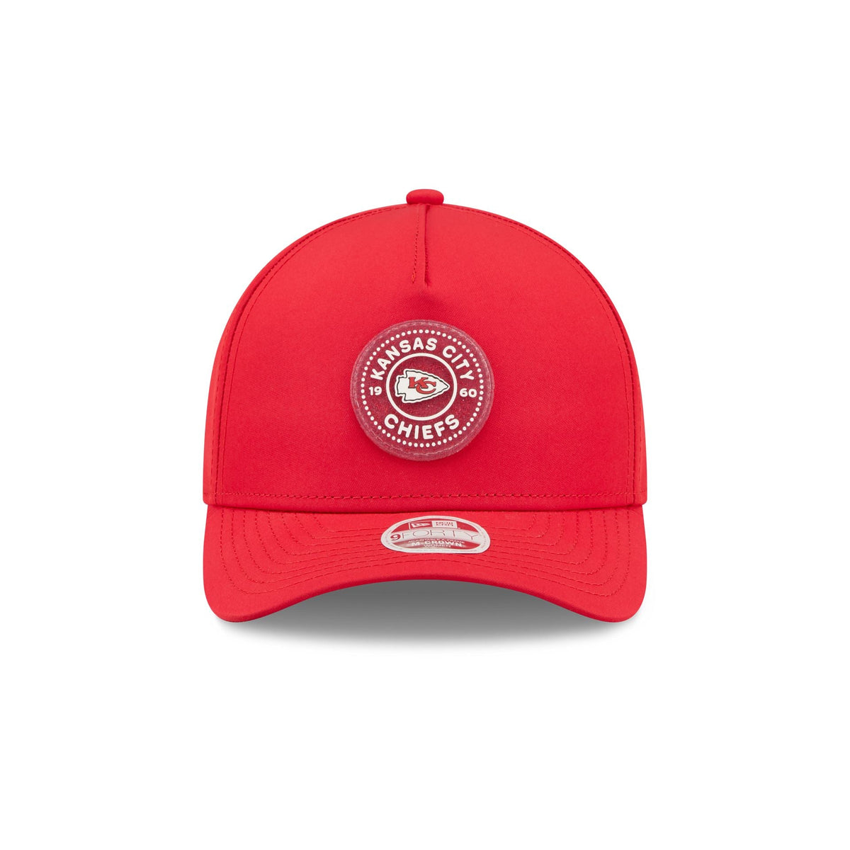 Kansas City Chiefs Glitter Patch Women's 9FORTY M-Crown A-Frame Snapback Hat