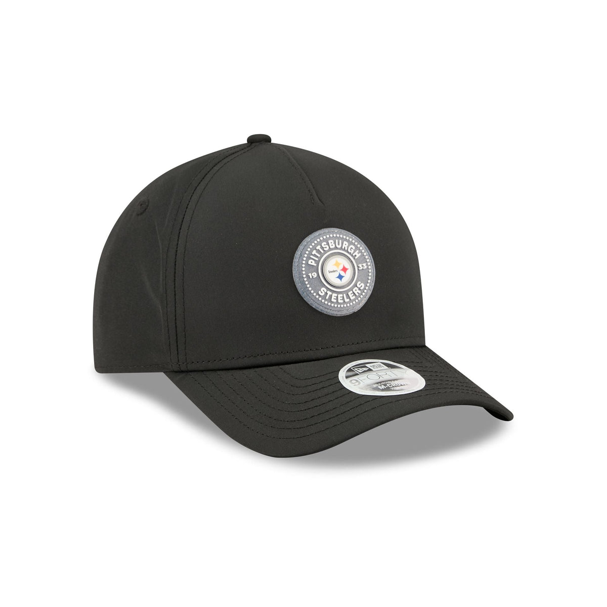 Pittsburgh Steelers Glitter Patch Women's 9FORTY M-Crown A-Frame Snapback Hat