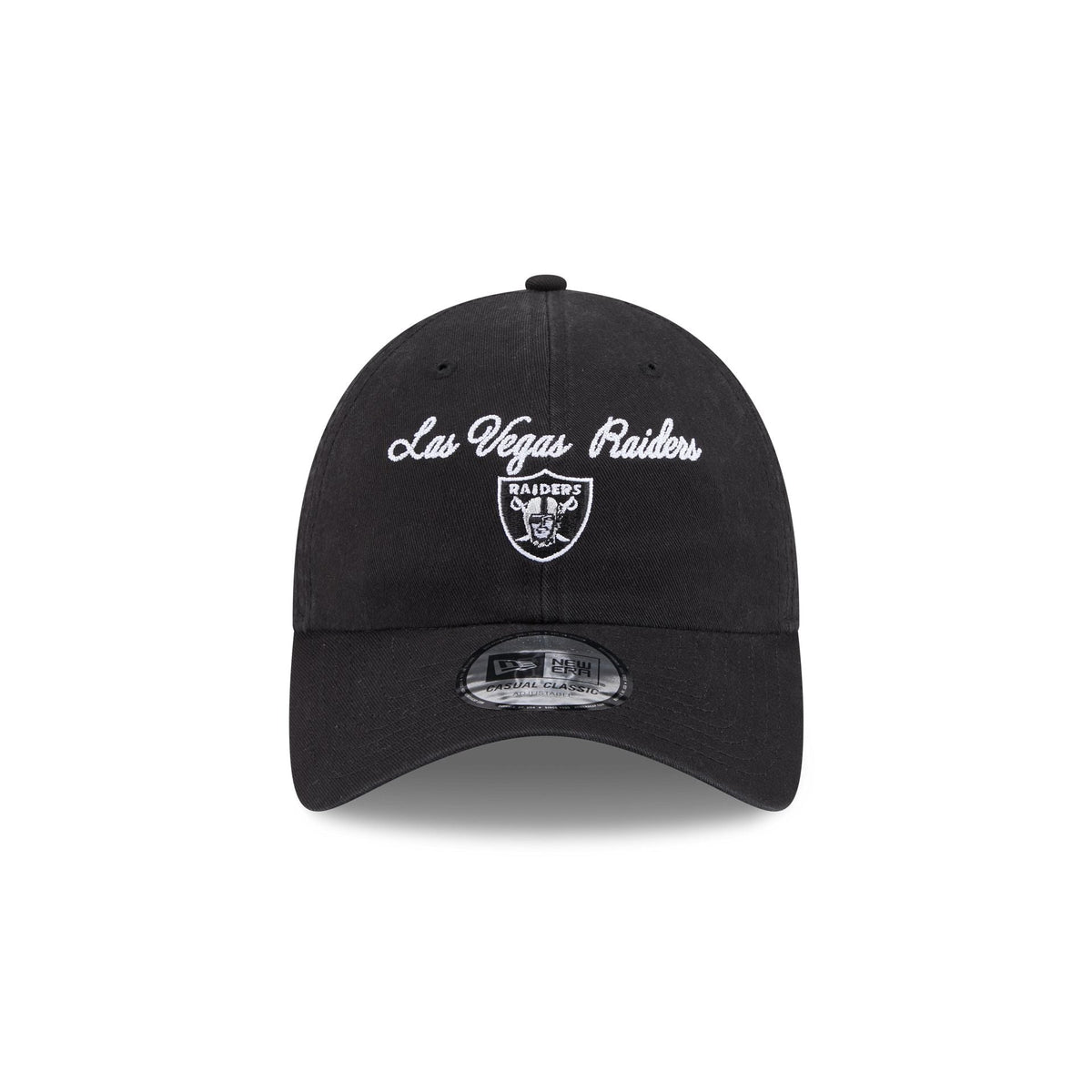 Las Vegas Raiders Script Wordmark Casual Classic Adjustable Hat