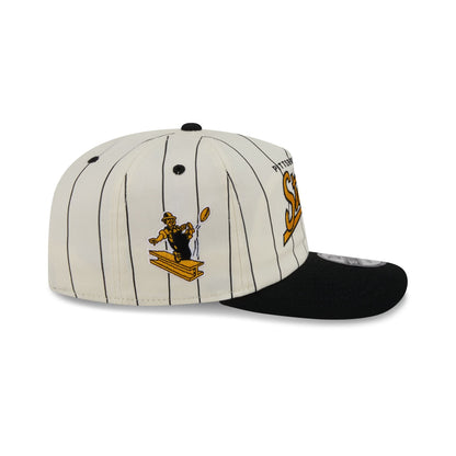 Pittsburgh Steelers Chrome White Pinstripe 19TWENTY Snapback Hat