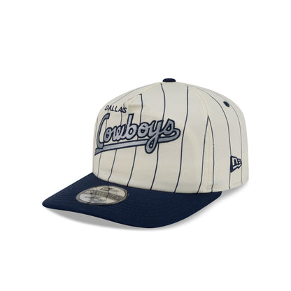Dallas Cowboys Chrome White Pinstripe 19TWENTY Snapback Hat
