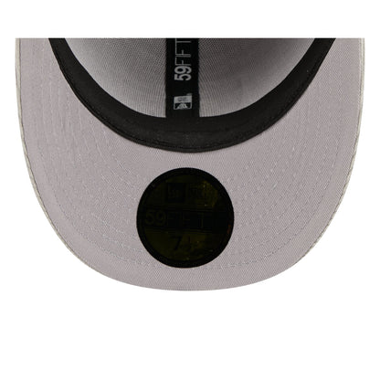 Las Vegas Raiders Light Gray Corduroy 59FIFTY Fitted Hat