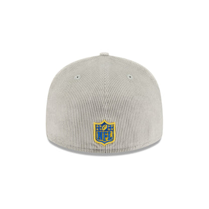 Los Angeles Rams Light Gray Corduroy 59FIFTY Fitted Hat