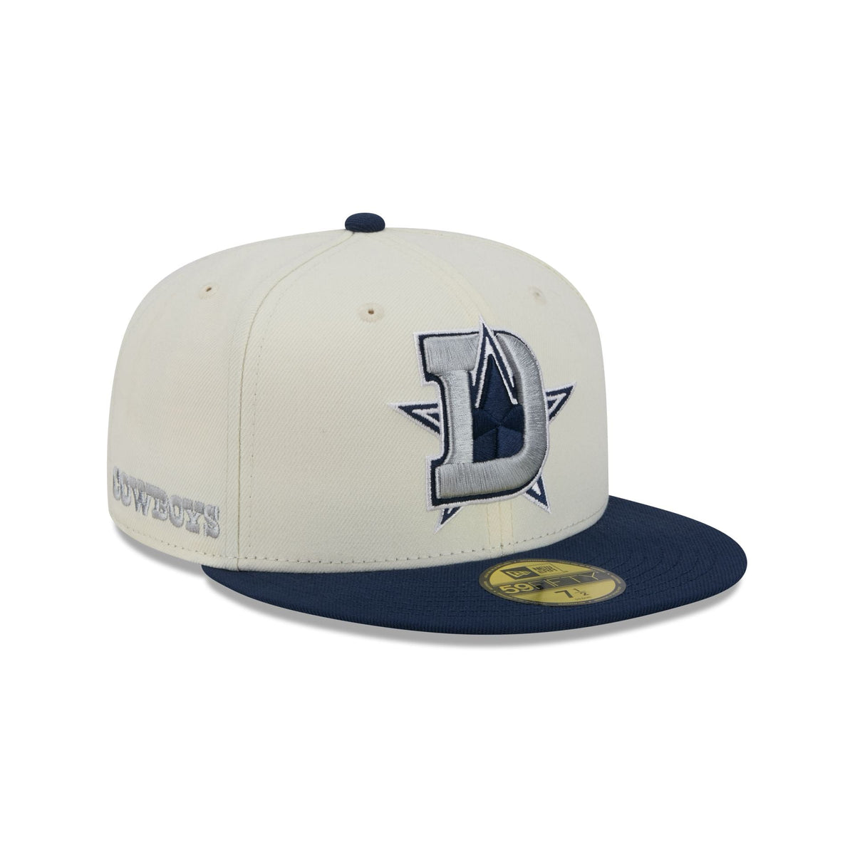 Dallas Cowboys Deceptor Chrome White 59FIFTY Fitted Hat
