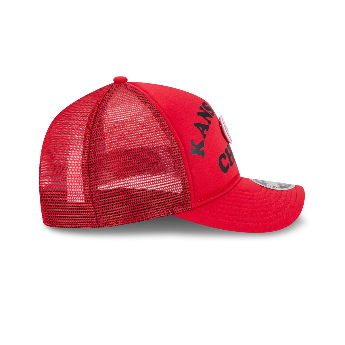 Kansas City Chiefs Button 9FORTY M-Crown A-Frame Trucker Hat