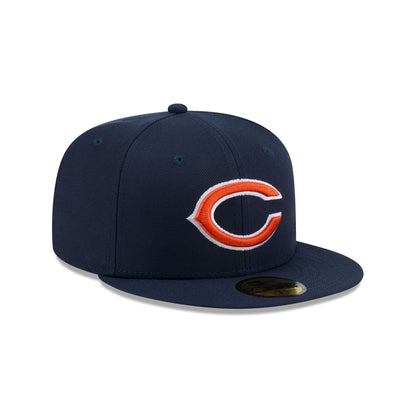 Chicago Bears Side Script 59FIFTY Fitted Hat