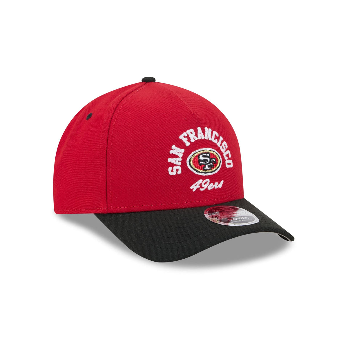 San Francisco 49ers Arched Graphic 9FORTY M-Crown A-Frame Snapback Hat