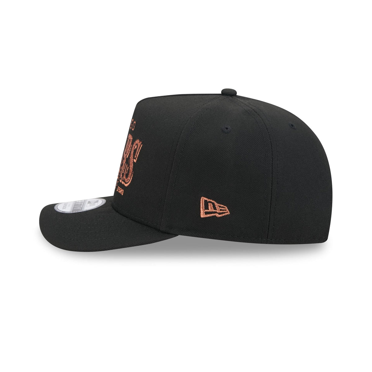 Chicago Bears Gold Laurel Black 9FIFTY A-Frame Snapback Hat