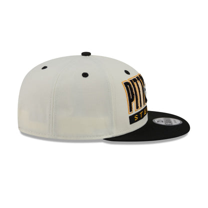 Pittsburgh Steelers Classic Stacked Chrome 9FIFTY Snapback Hat