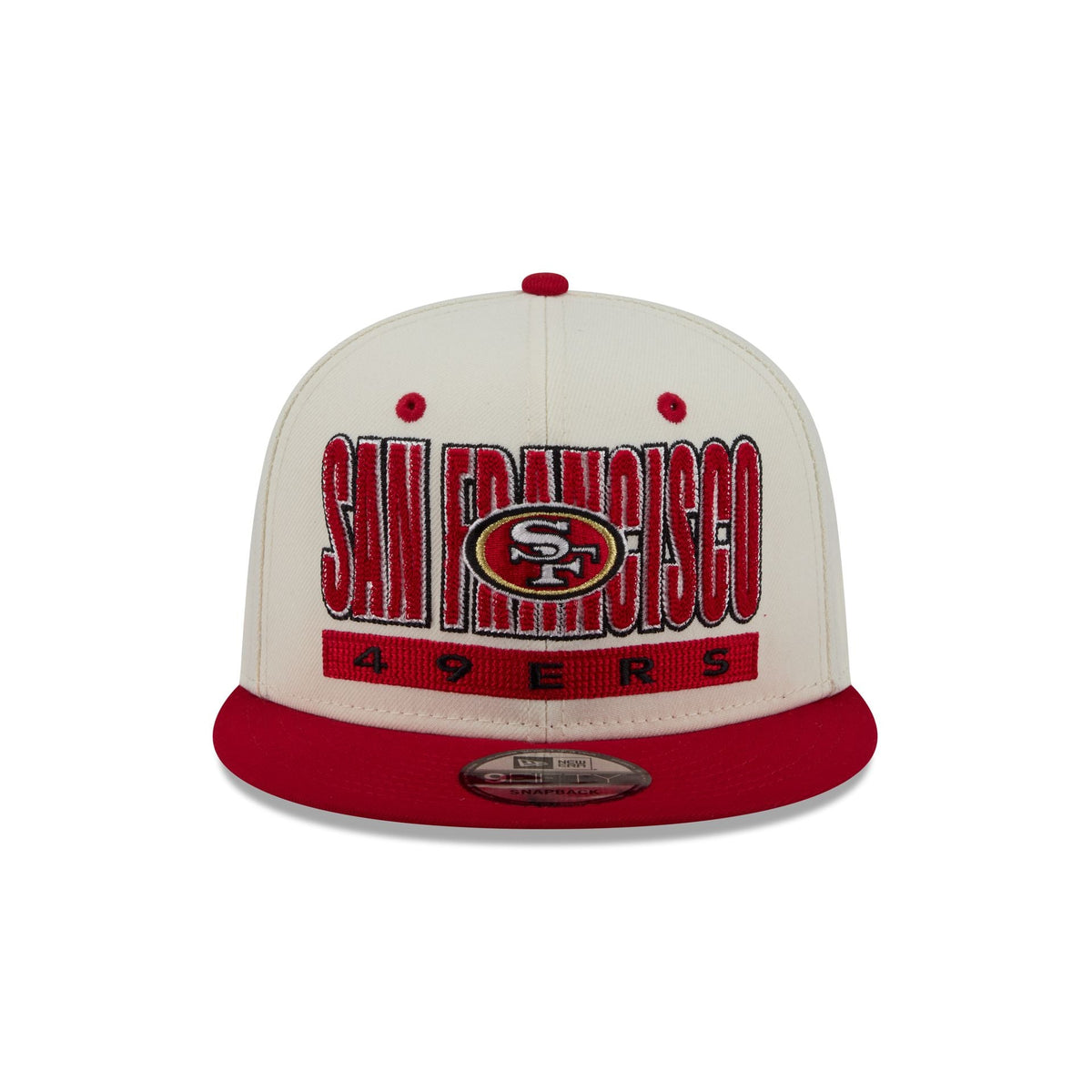 San Francisco 49ers Classic Stacked Chrome 9FIFTY Snapback Hat